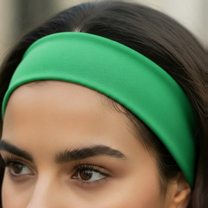 Bandeau Large Epic Bliss en Coton Vert