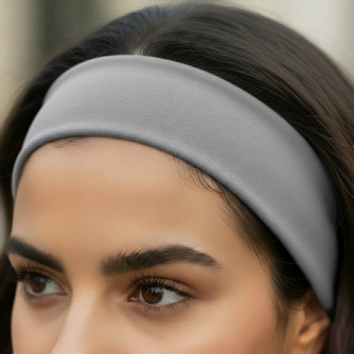 Bandeau Large Epic Bliss en Coton Gris