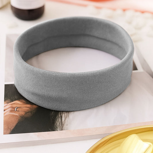 Bandeau Large Epic Bliss en Coton Gris