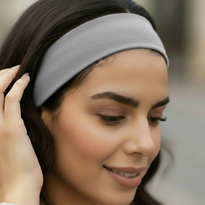 Bandeau Large Epic Bliss en Coton Gris