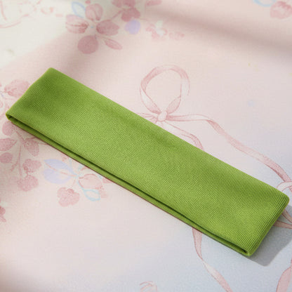 Bandeau Large Epic Bliss en Coton Vert Pomme