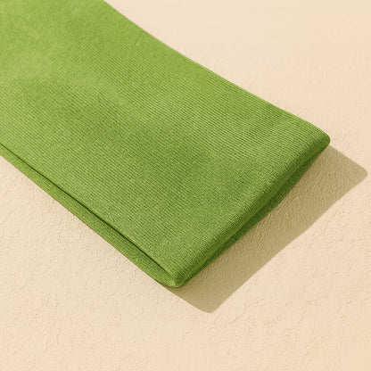 Bandeau Large Epic Bliss en Coton Vert Pomme