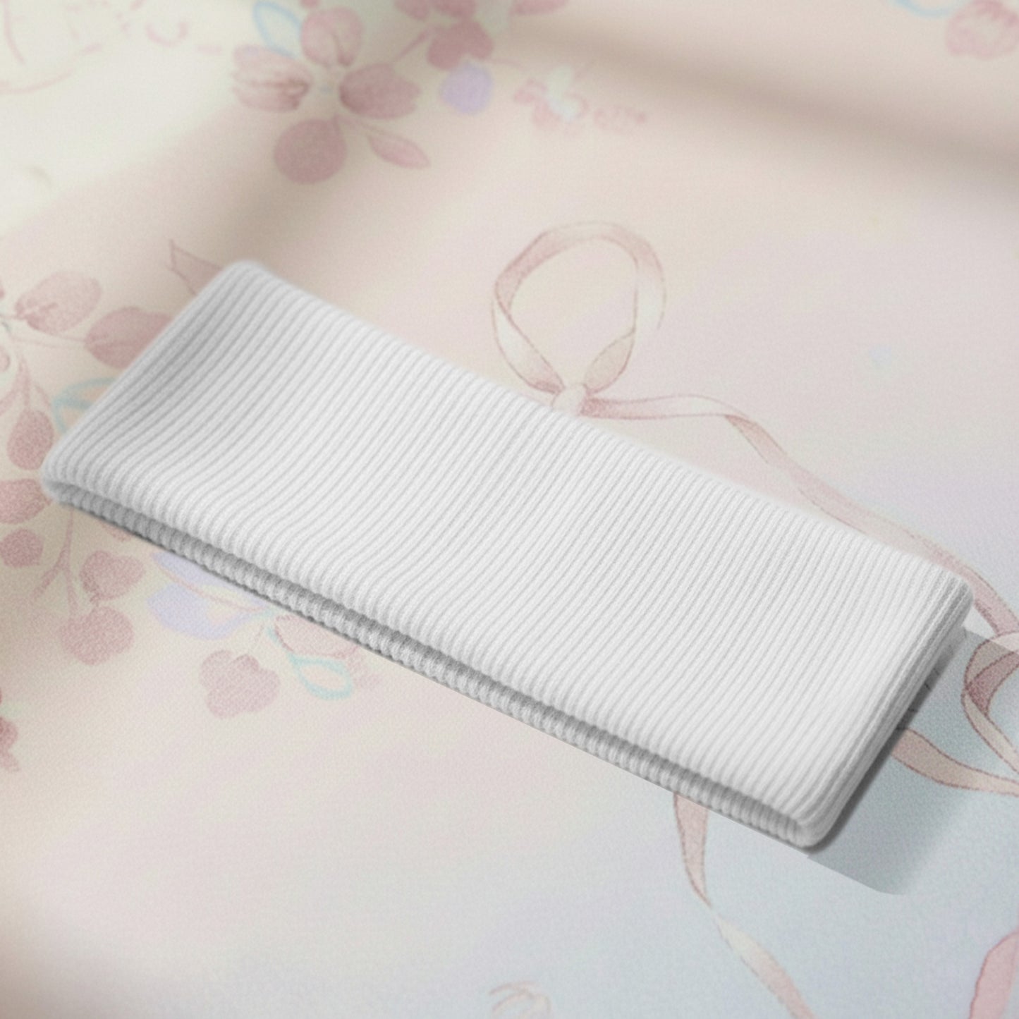Bandeau Large Epic Bliss en Coton Blanc Cassé