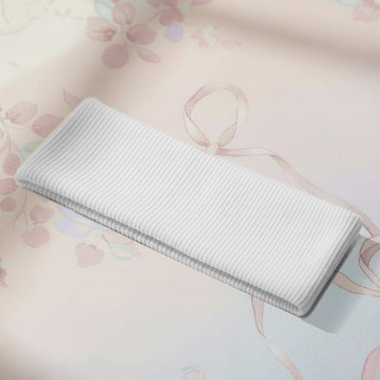 Bandeau Large Epic Bliss en Coton Blanc Cassé