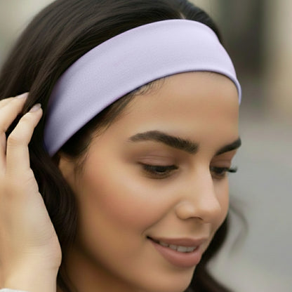 Bandeau Large Epic Bliss en Coton Lavande