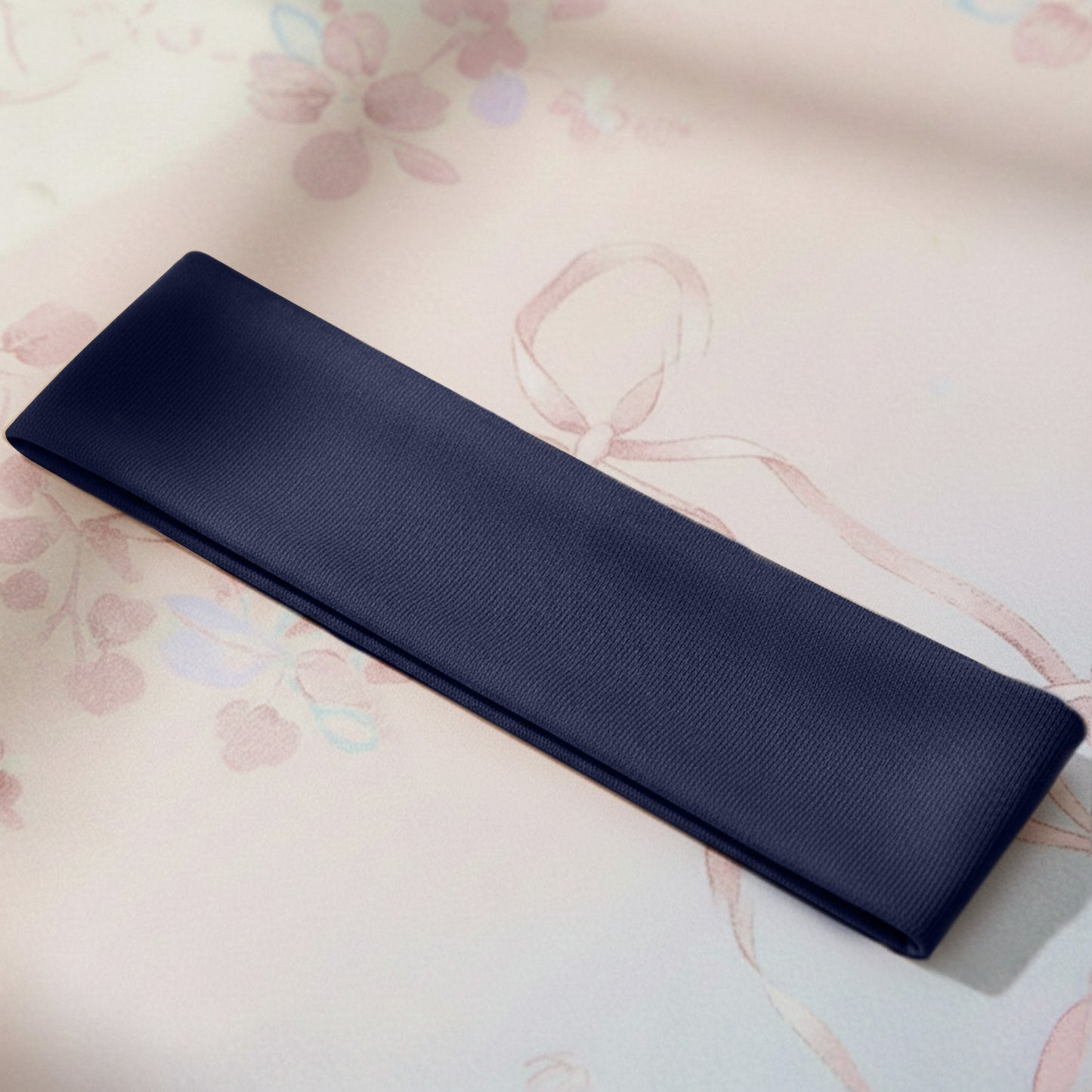 Bandeau Large Epic Bliss en Coton Bleu Nuit