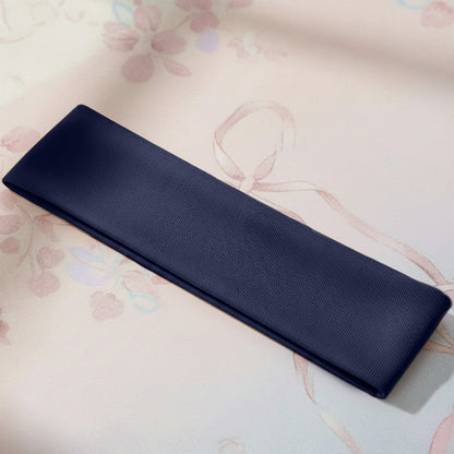 Bandeau Large Epic Bliss en Coton Bleu Nuit