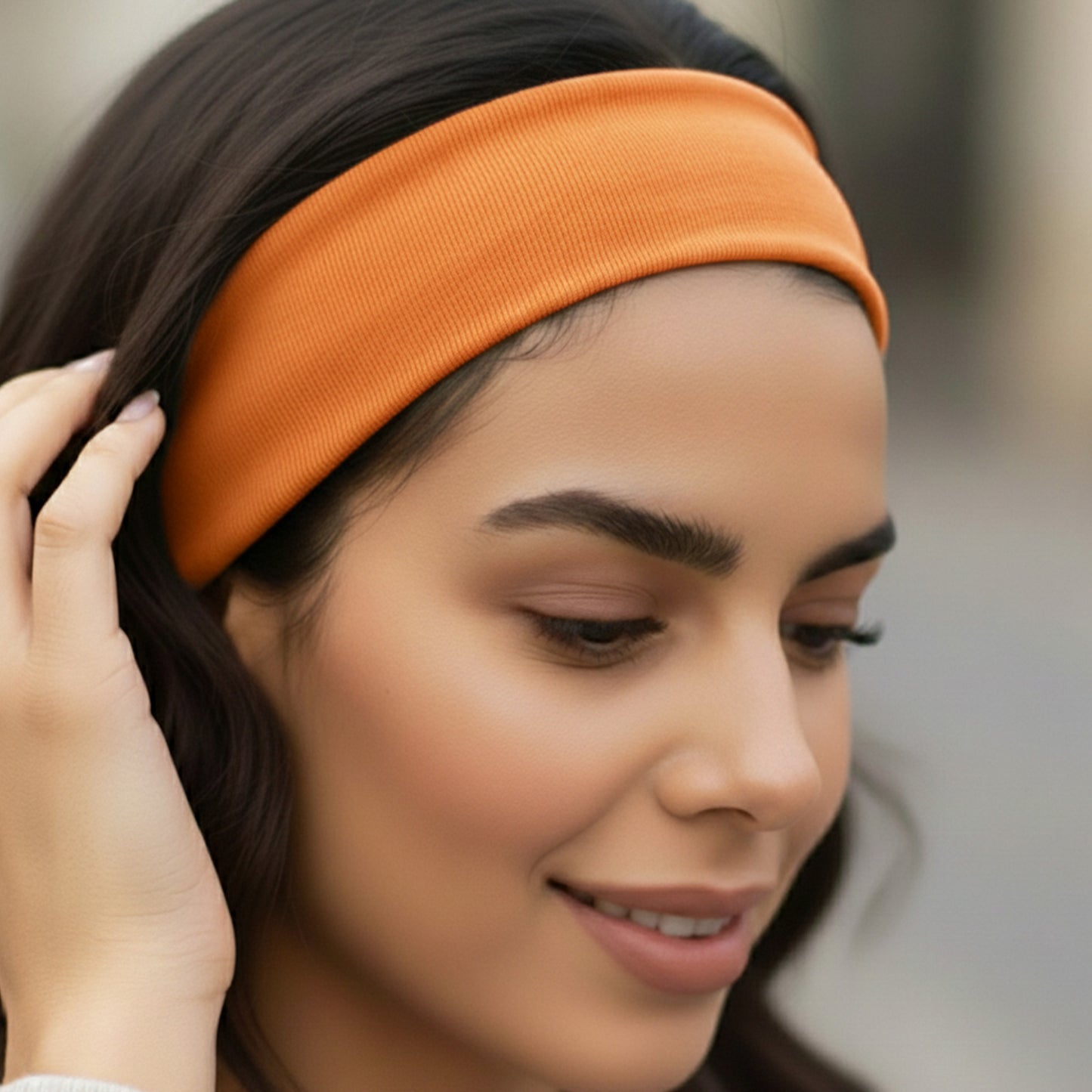 Bandeau Large Epic Bliss en Coton Orange