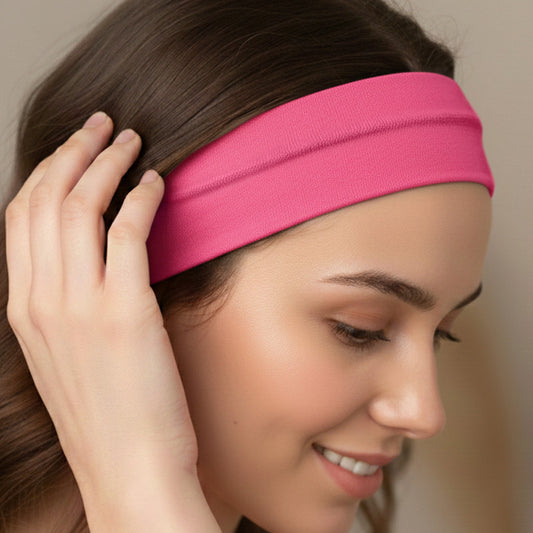 Bandeau Large Epic Bliss en Coton Rose