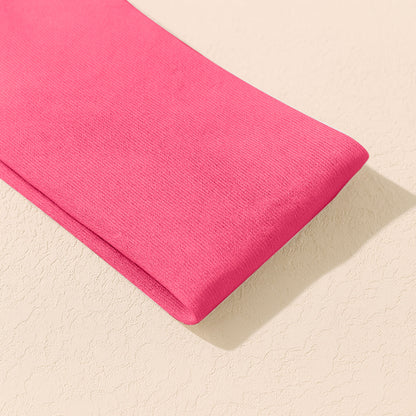 Bandeau Large Epic Bliss en Coton Rose Vif