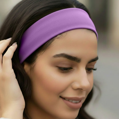 Bandeau Large Epic Bliss en Coton Violet