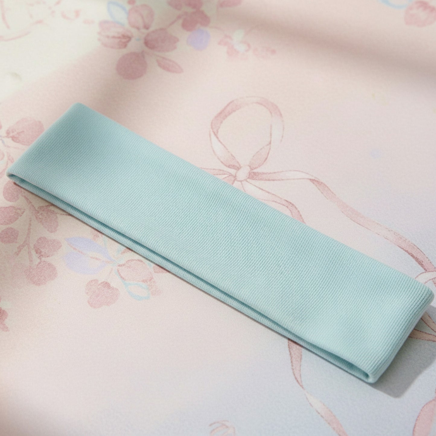 Bandeau Large Epic Bliss en Coton Bleu Ciel