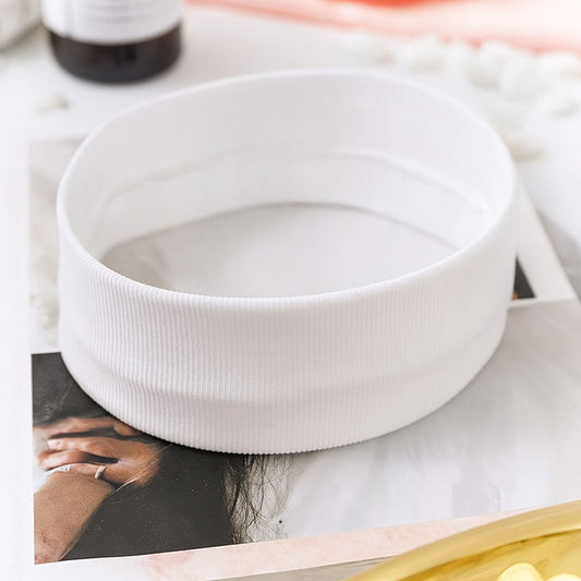 Bandeau Large Epic Bliss en Coton Blanc