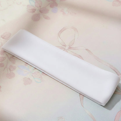 Bandeau Large Epic Bliss en Coton Blanc