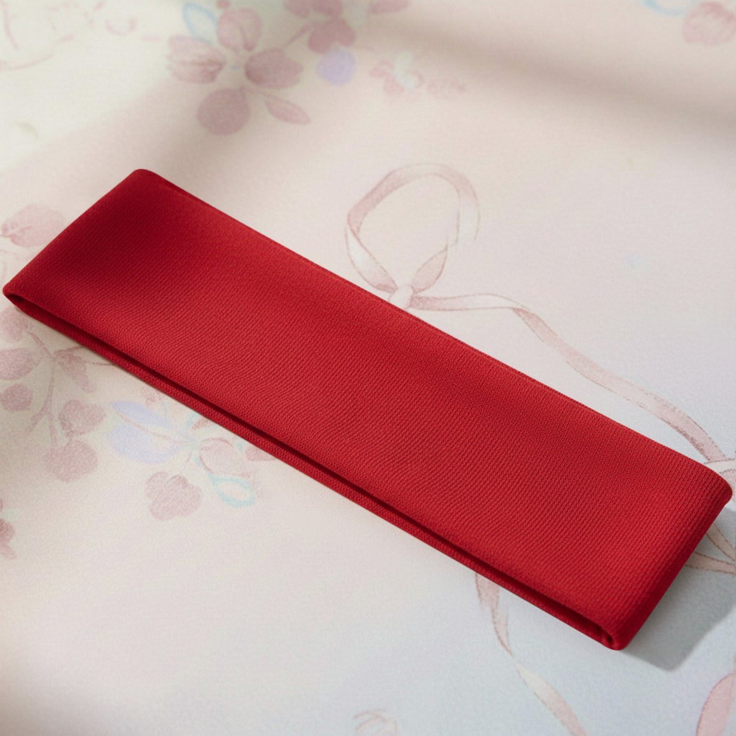 Bandeau Large Epic Bliss en Coton Rouge foncé