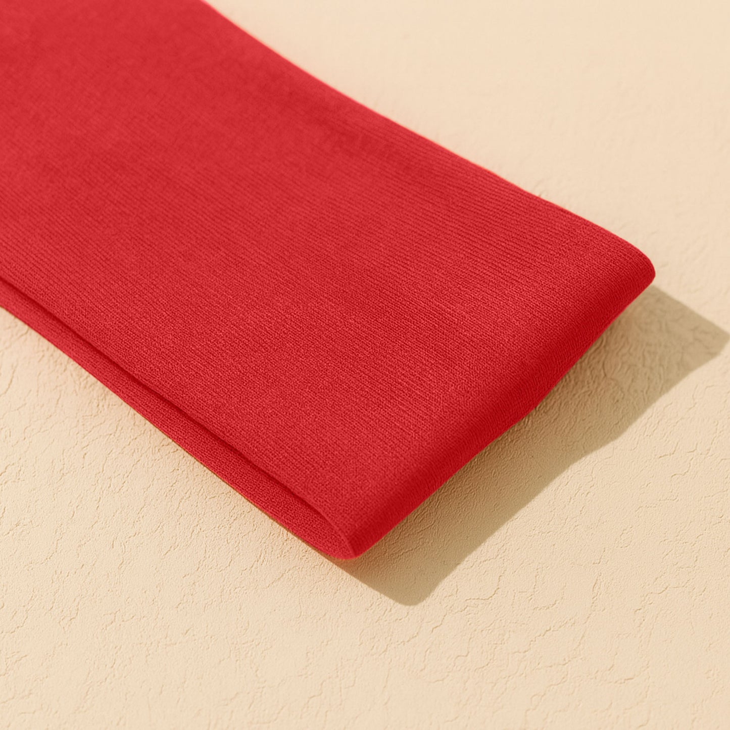 Bandeau Large Epic Bliss en Coton Rouge foncé