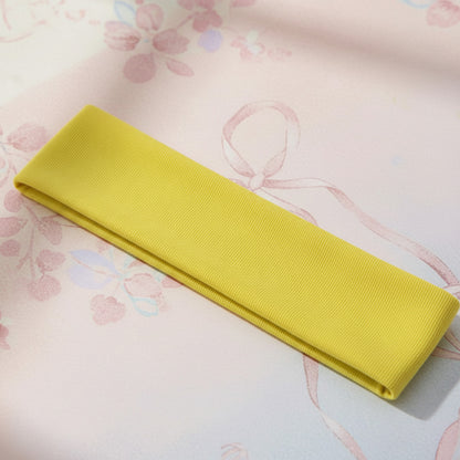 Bandeau Large Epic Bliss en Coton Jaune