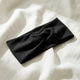Bandeau Croisé en Jersey Soyeux Margie Noir