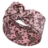 Bandeau Style Turban Carminn Imprimé Paisley Rose