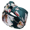 Bandeau Style Turban Fleuri Lilac Vert