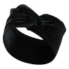 Bandeau Style Turban Harriet en Velours Noir