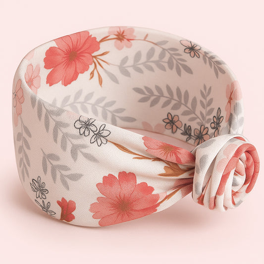 Bandeau Style Turban Fleuri