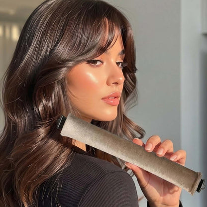Tige Boucleuse Sans Chaleur Soft Waves en Velours Taupe