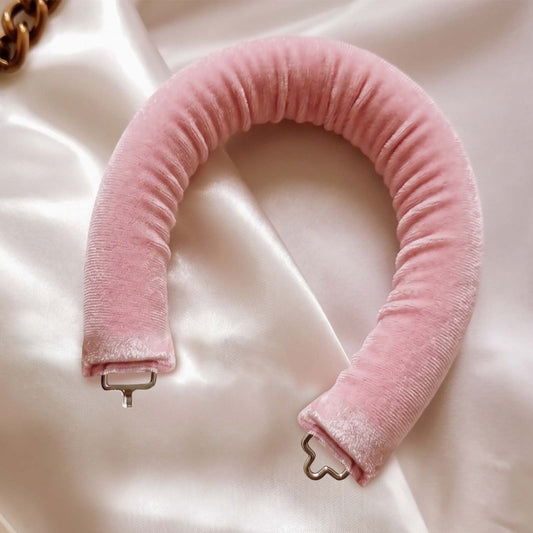 Bigoudi Sans Chaleur Soft Waves en Velours Rose Poudré