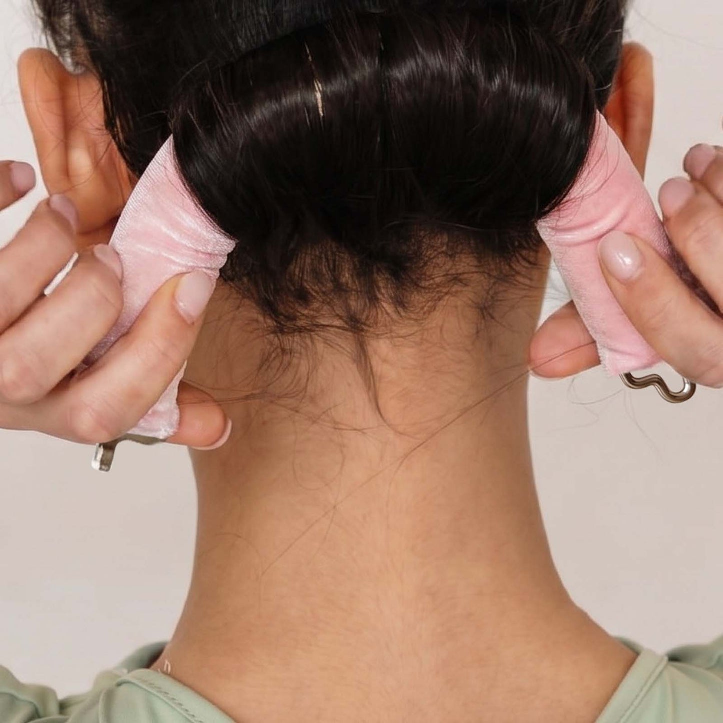 Tige Boucleuse Sans Chaleur Soft Waves en Velours Rose Poudré
