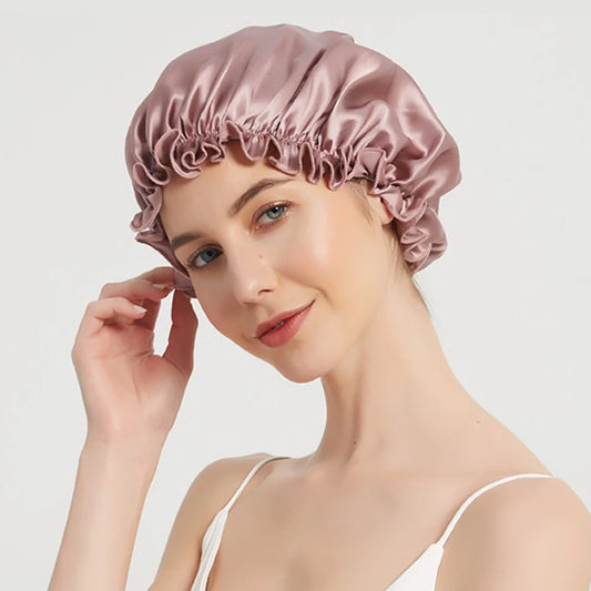 bonnet-de-nuit-en-soie-rose