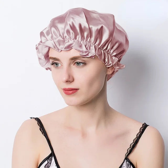 bonnet-nuit-soie-rose