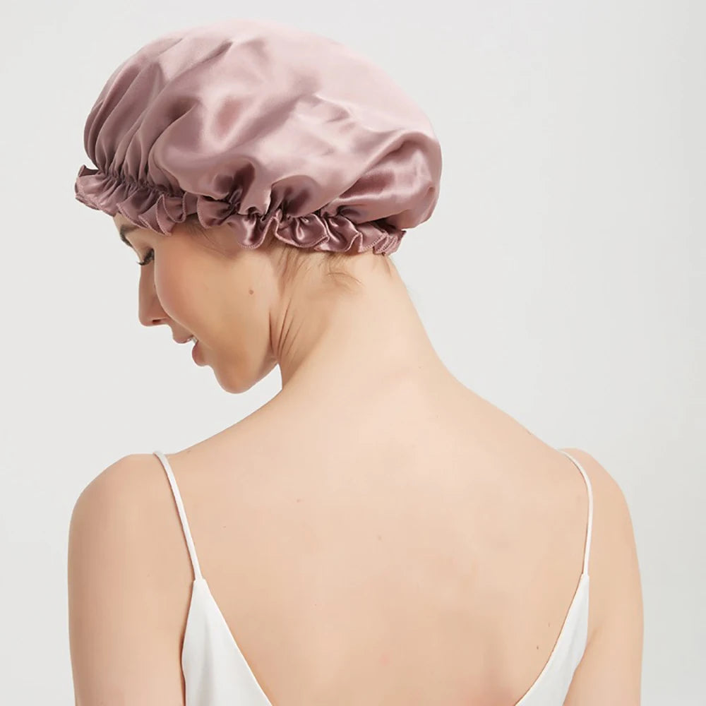 bonnet-soie-rose-femme