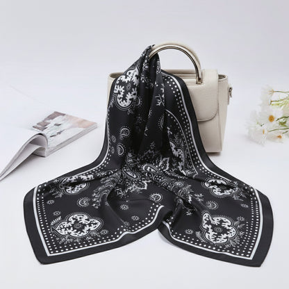 Foulard Bandana soie Urban Night 70x70cm