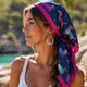 Foulard carré toucher soie Silhouettes Canines 70x70cm