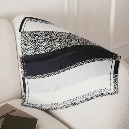 Foulard carré toucher soie Peaux Mêlées 70 x 70 cm