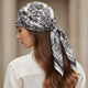 Foulard carré toucher soie Black Baroque Edition 70 x 70 cm