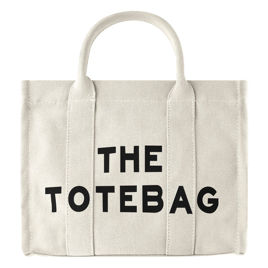 Sac à Main THE TOTEBAG en Tissu Beige