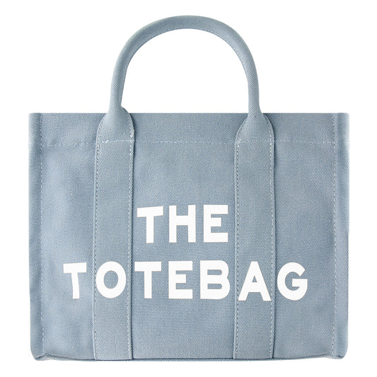 Sac à Main THE TOTEBAG en Tissu Bleu