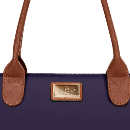 Sac à Main Shopper Maxi en Tissu Lisse Flanéria Rose Champagne