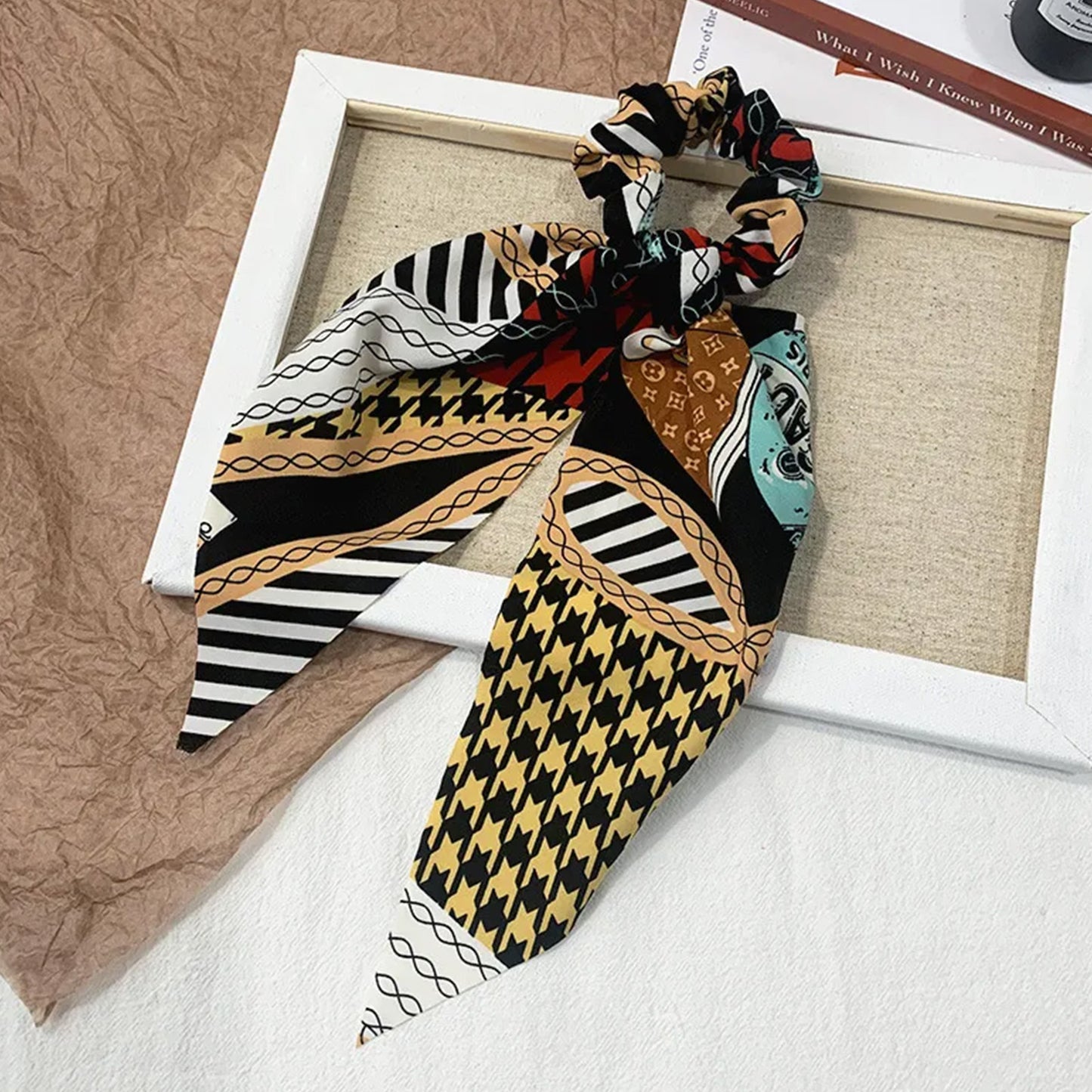 Chouchou Foulard Millicent Imprimé Mix and Match