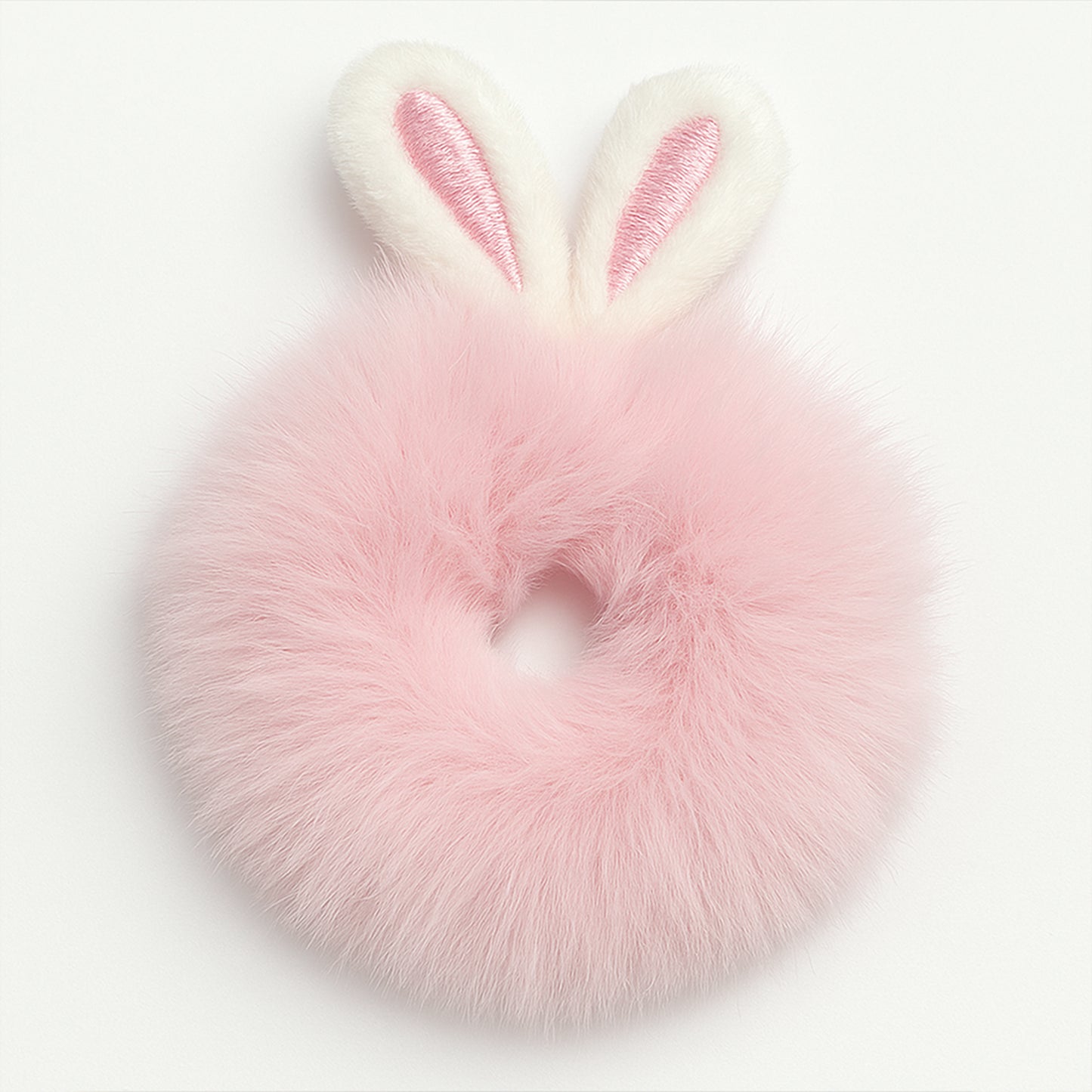 Chouchou Fluffy Oreilles de Lapin - Collection Mallory