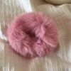 Chouchou Effet Fourrure Fluffy Clémentine Rose