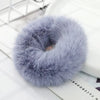 Chouchou Effet Fourrure Fluffy Clémentine Bleu