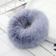 Chouchou Effet Fourrure Fluffy Clémentine Bleu Gris