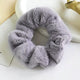 Chouchou Pelucheux en Minky Fluffy Gris