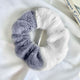 Chouchou Pixie and Dixie en Minky Fluffy Gris et Blanc