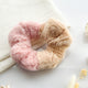 Chouchou Pixie and Dixie en Minky Fluffy Rose et Marron