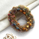 Chouchou en Tweed Mystique Capucine Marron