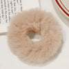 Chouchou Effet Fourrure Fluffy Clémentine Beige
