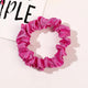 Chouchou en Satin Plissé Diamant Grace Fuchsia